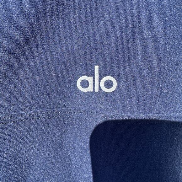 Alo Yoga Alosoft Courtside Dress Navy Size Small Limited Edition EUC Tennis - Picture 6 of 16